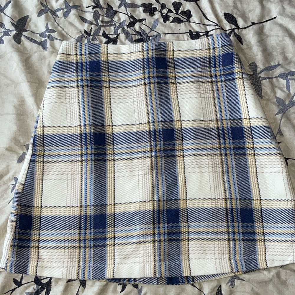 Francesca’s Plaid Skirt